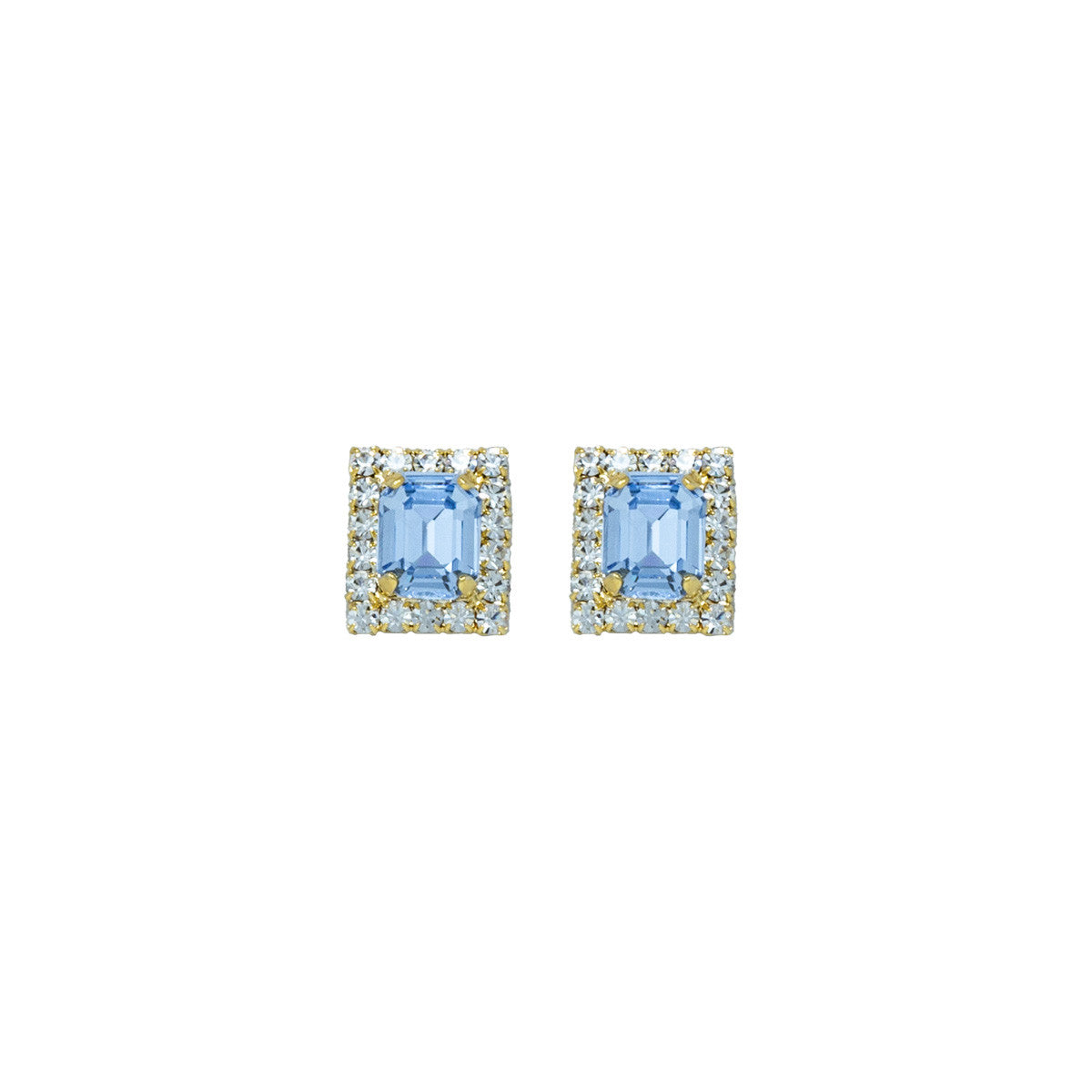 Orecchini A Lobo In Pietra E Strass Mini Wonderful Zirconia