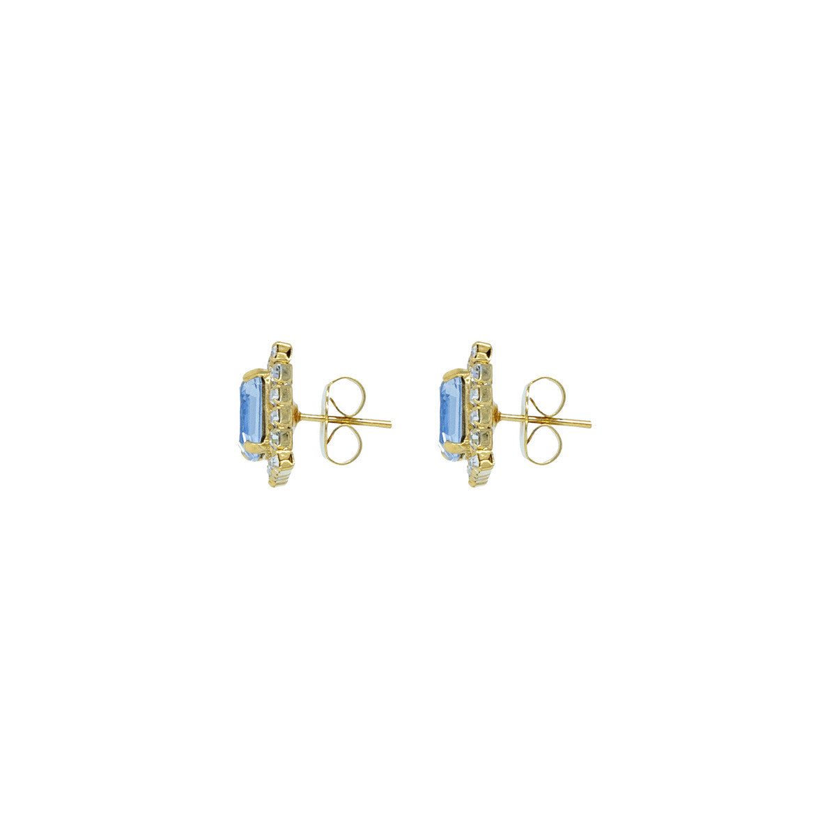 Orecchini A Lobo In Pietra E Strass Mini Wonderful Zirconia