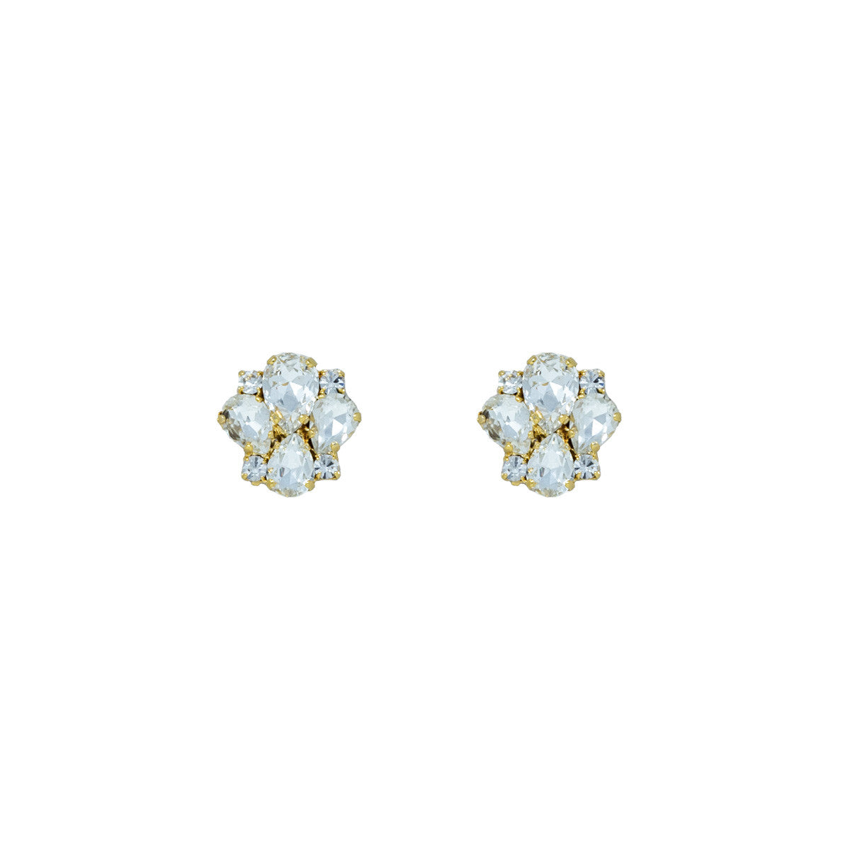 Orecchini a Lobo con Pietre e Strass Diana