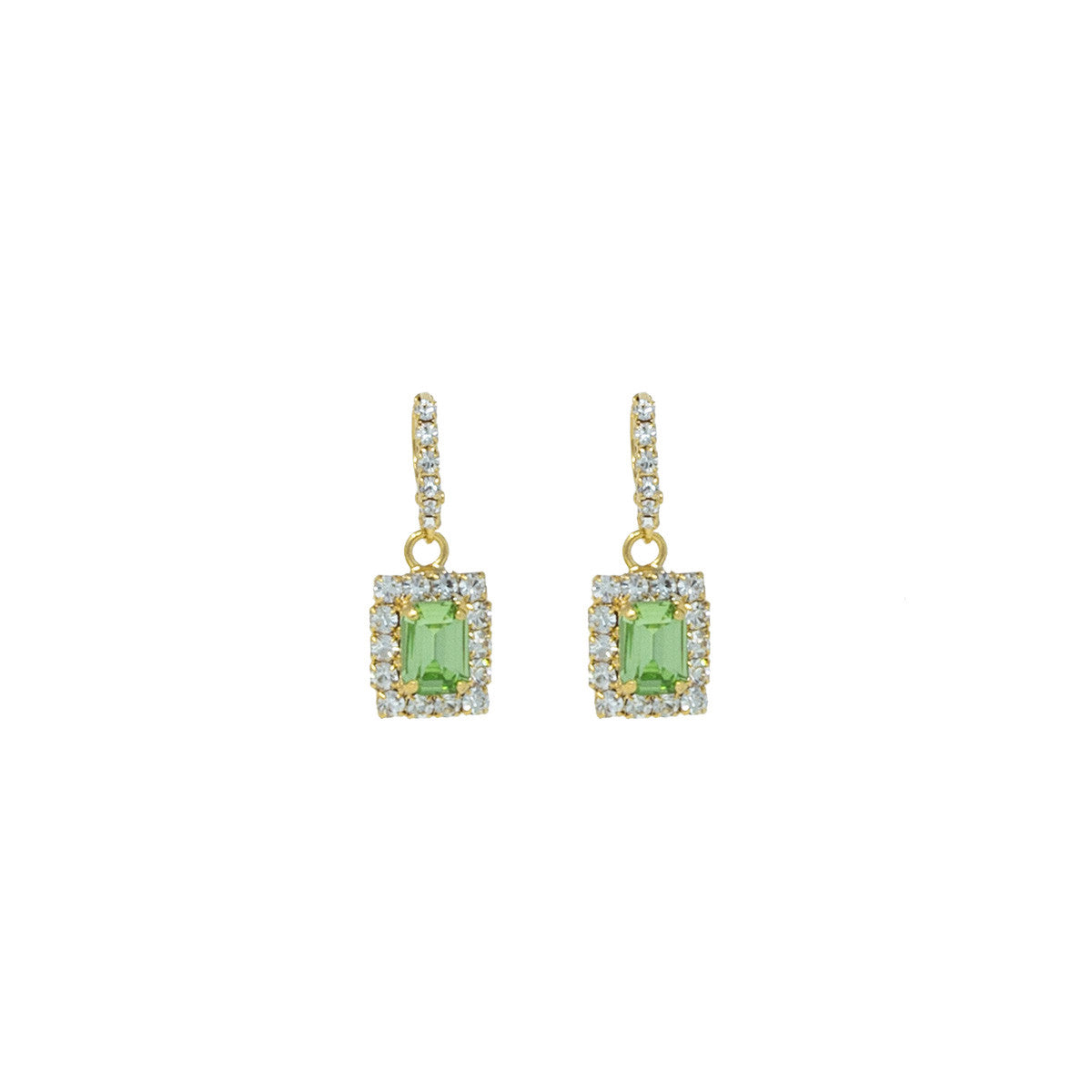 Orecchini Cerchietto con Pietra e Strass Mini Hoops Wonderful Zirconia