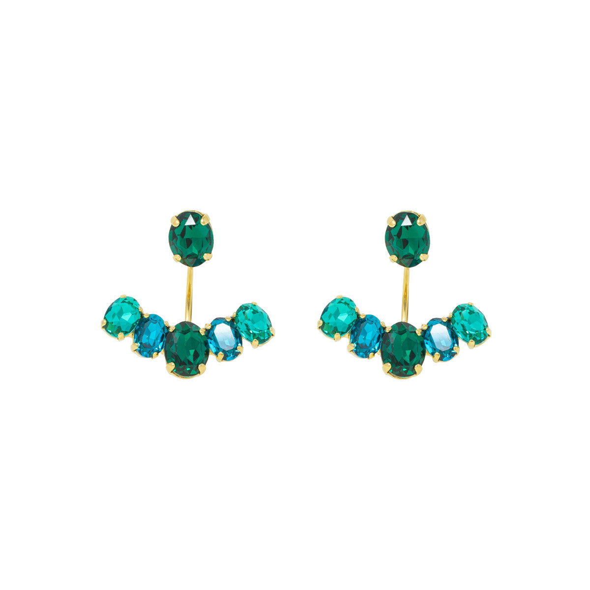 Orecchini Piercing con Pietre Jewellery Royal