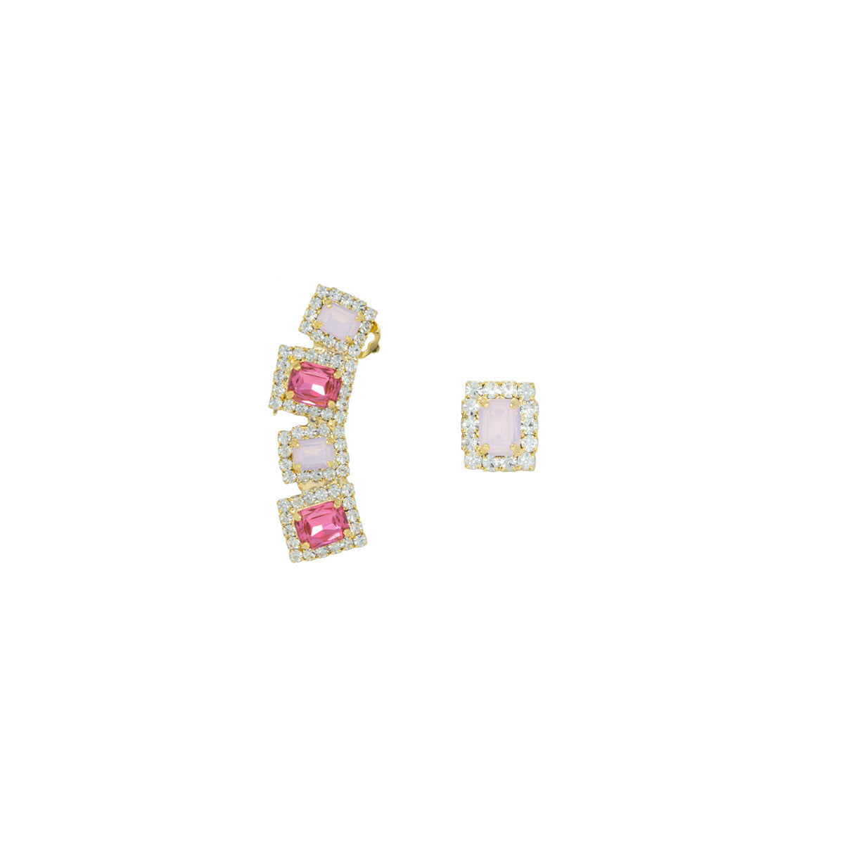 Orecchini Earcuff con Pietre e Strass Sweet Deluxe