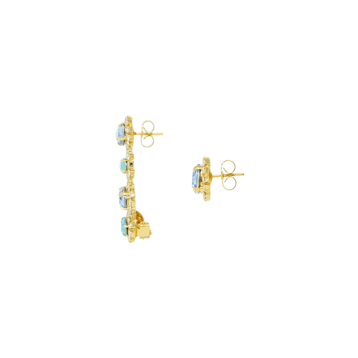 Orecchini Earchff con Pietre e Strass Acqua