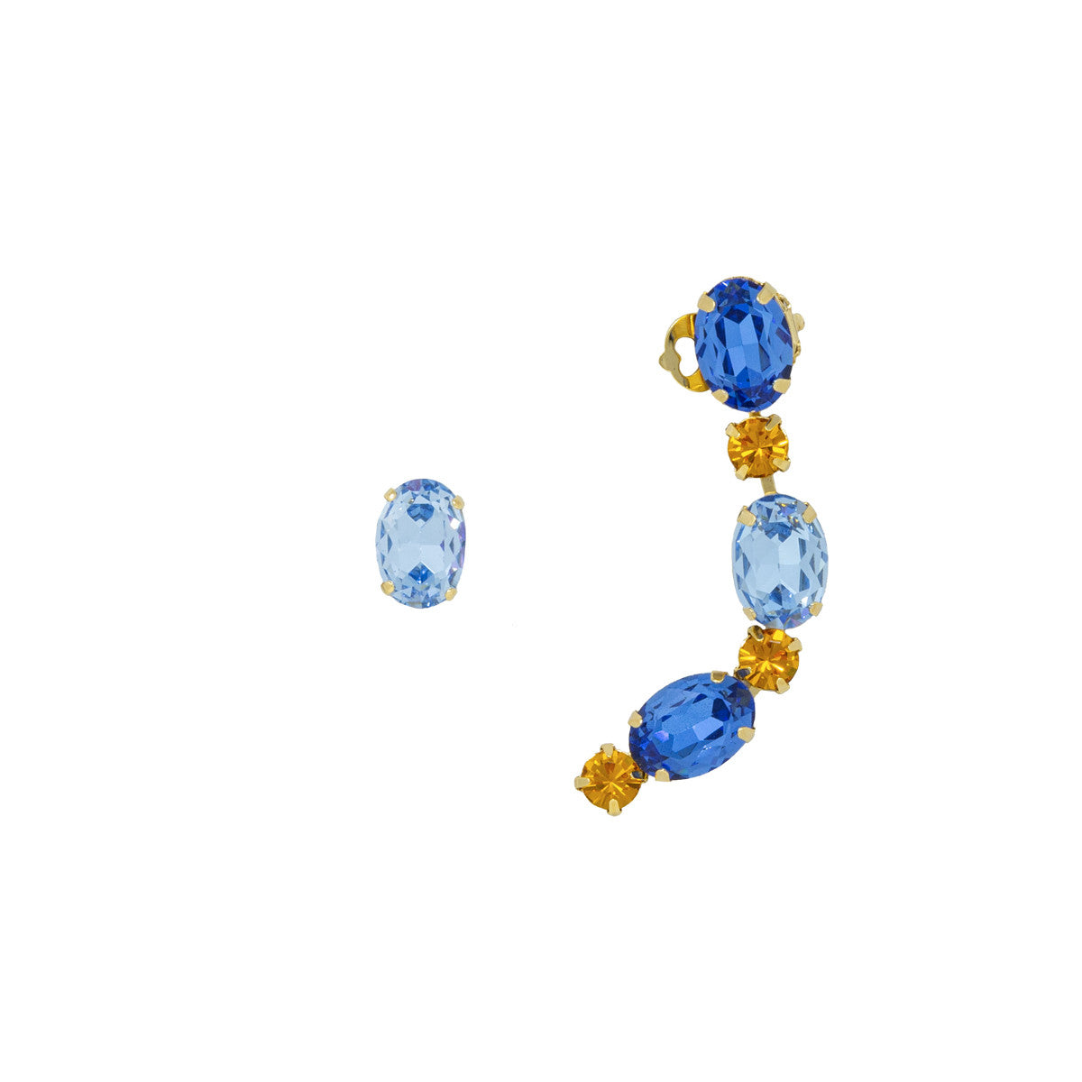 Orecchini Earcuff con Pietre Hollywood