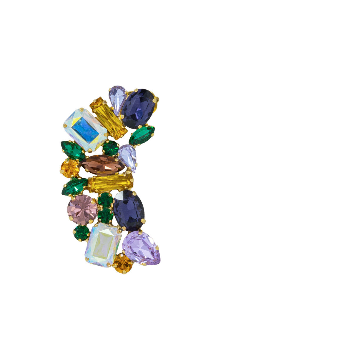 Orecchini Earcuff con Pietre Iride