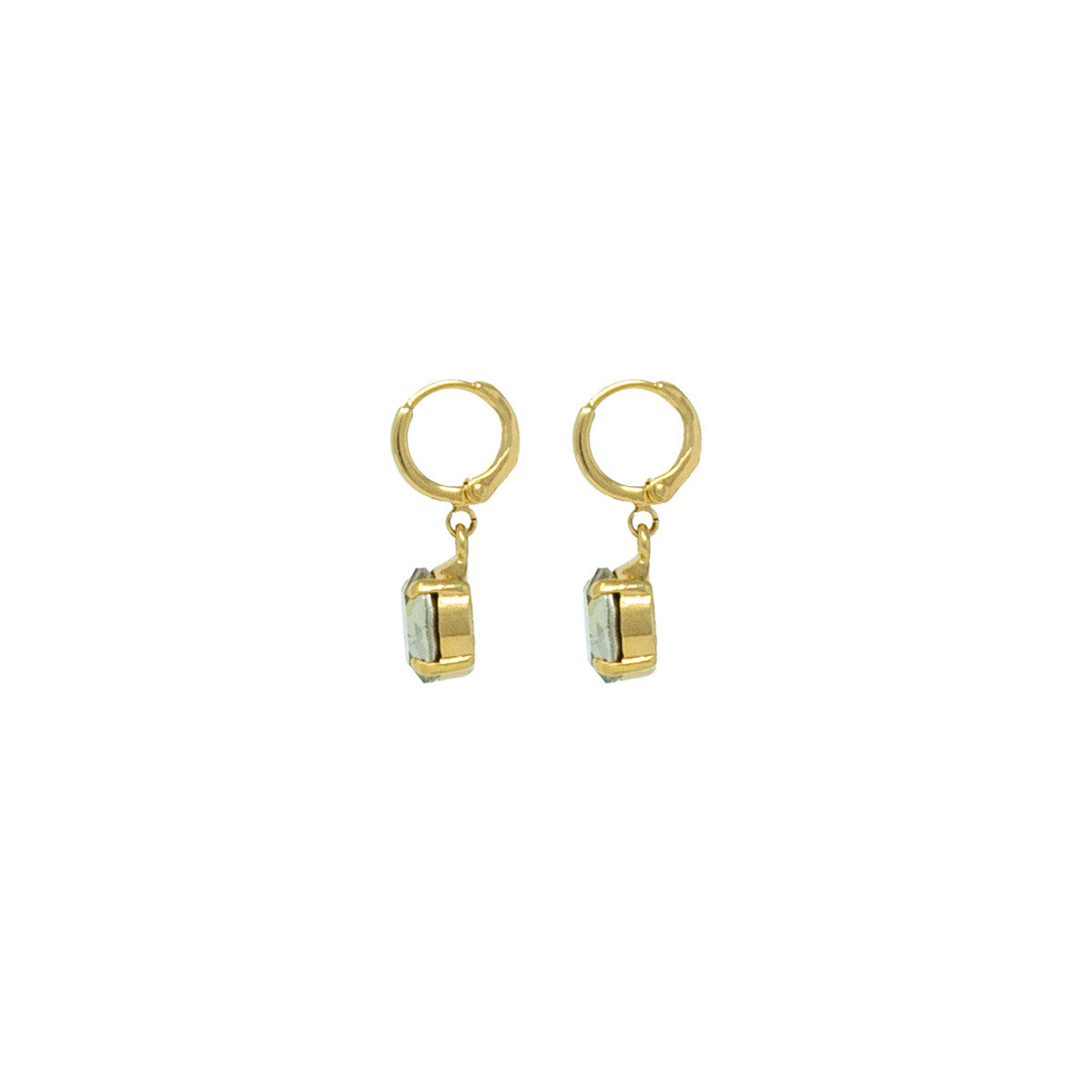 Orecchini Cerchietto con Pietra Hoops Charlie