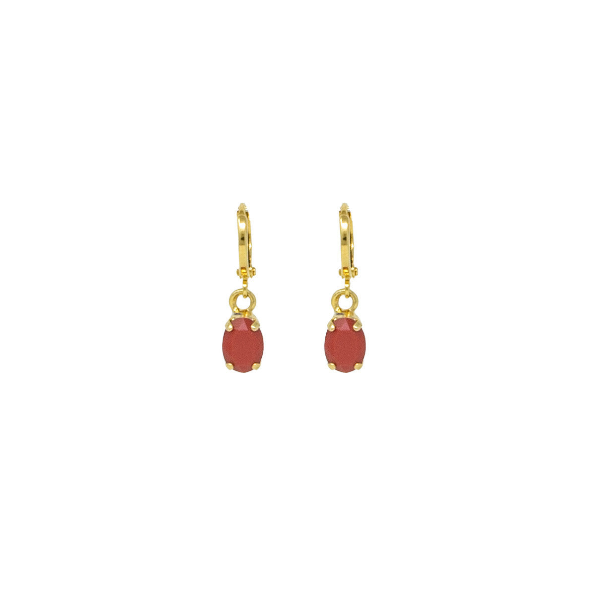 Orecchini Cerchietto con Pietra Mini Hoops Charlie