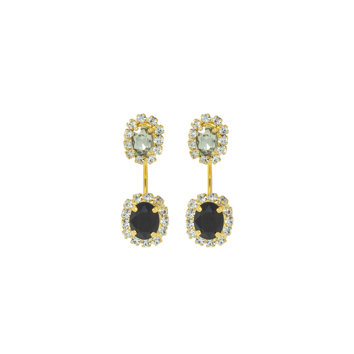 Orecchini  Piercing con Pietre e Strass My Royal