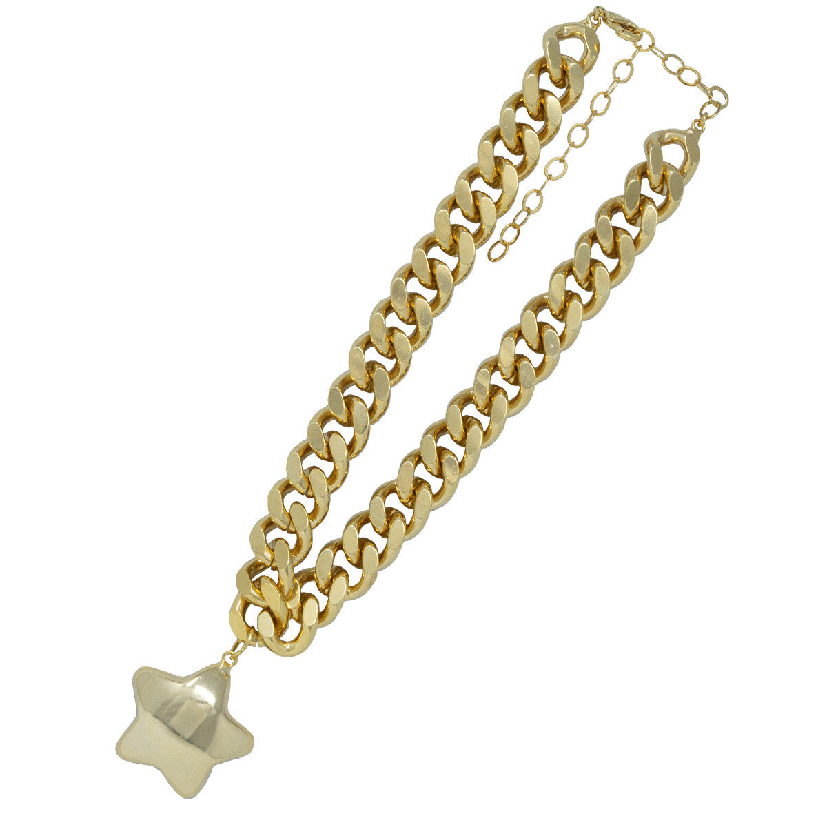 Collana con Catena e Pendente a Stella Big Star