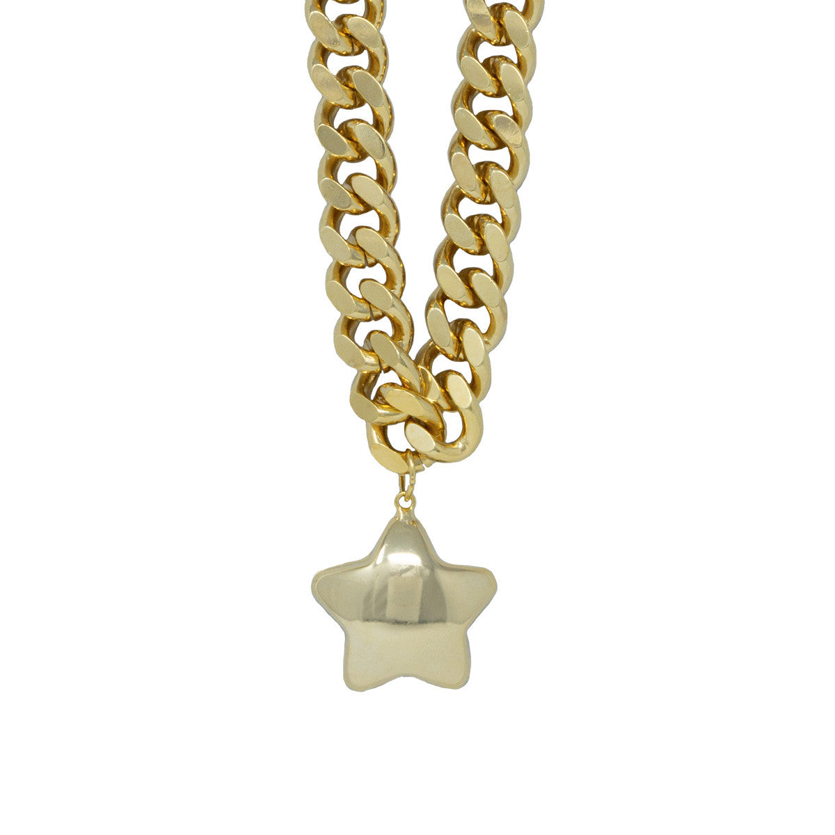 Collana con Catena e Pendente a Stella Big Star