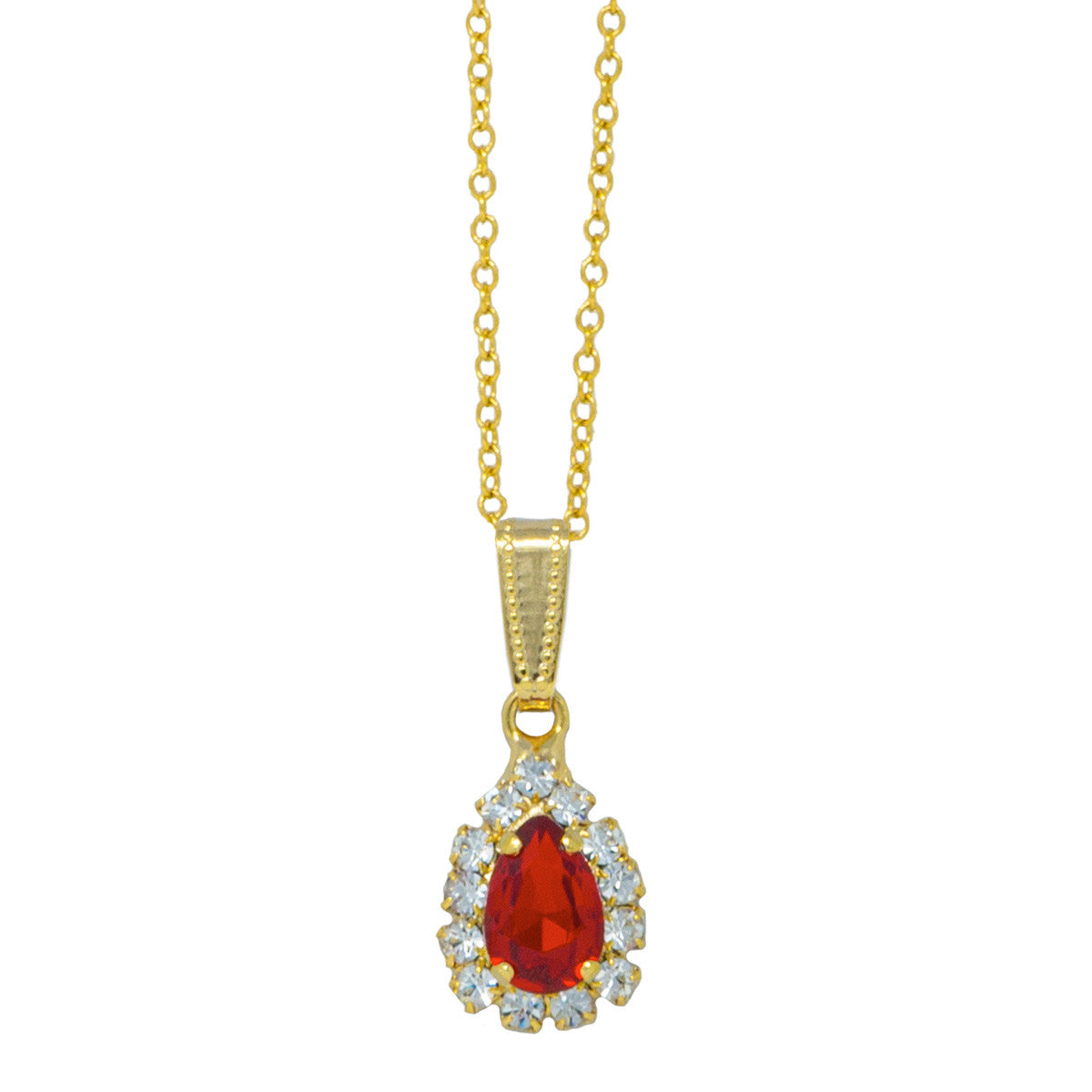 Collana con Pietra e Strass Queenly