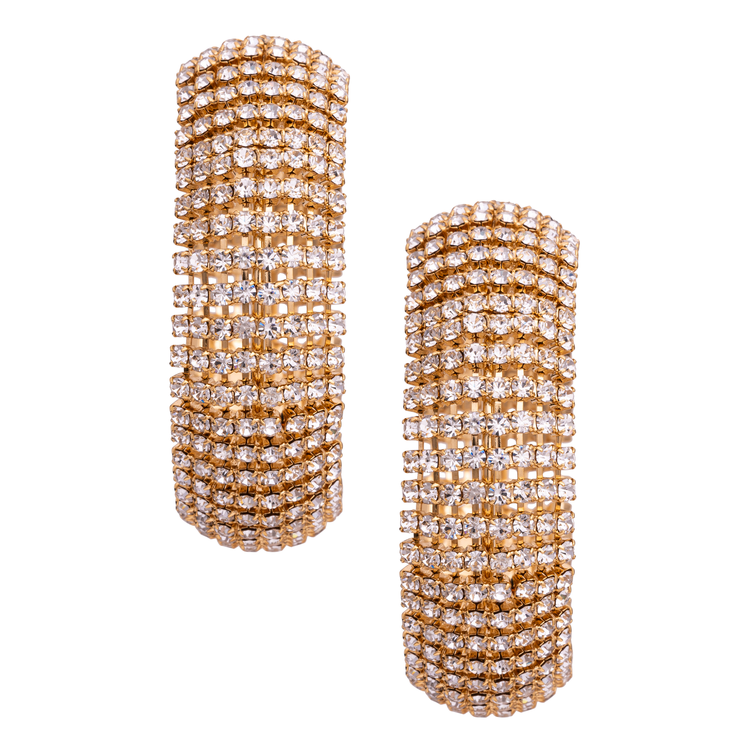 Orecchini Con Strass Charleston L