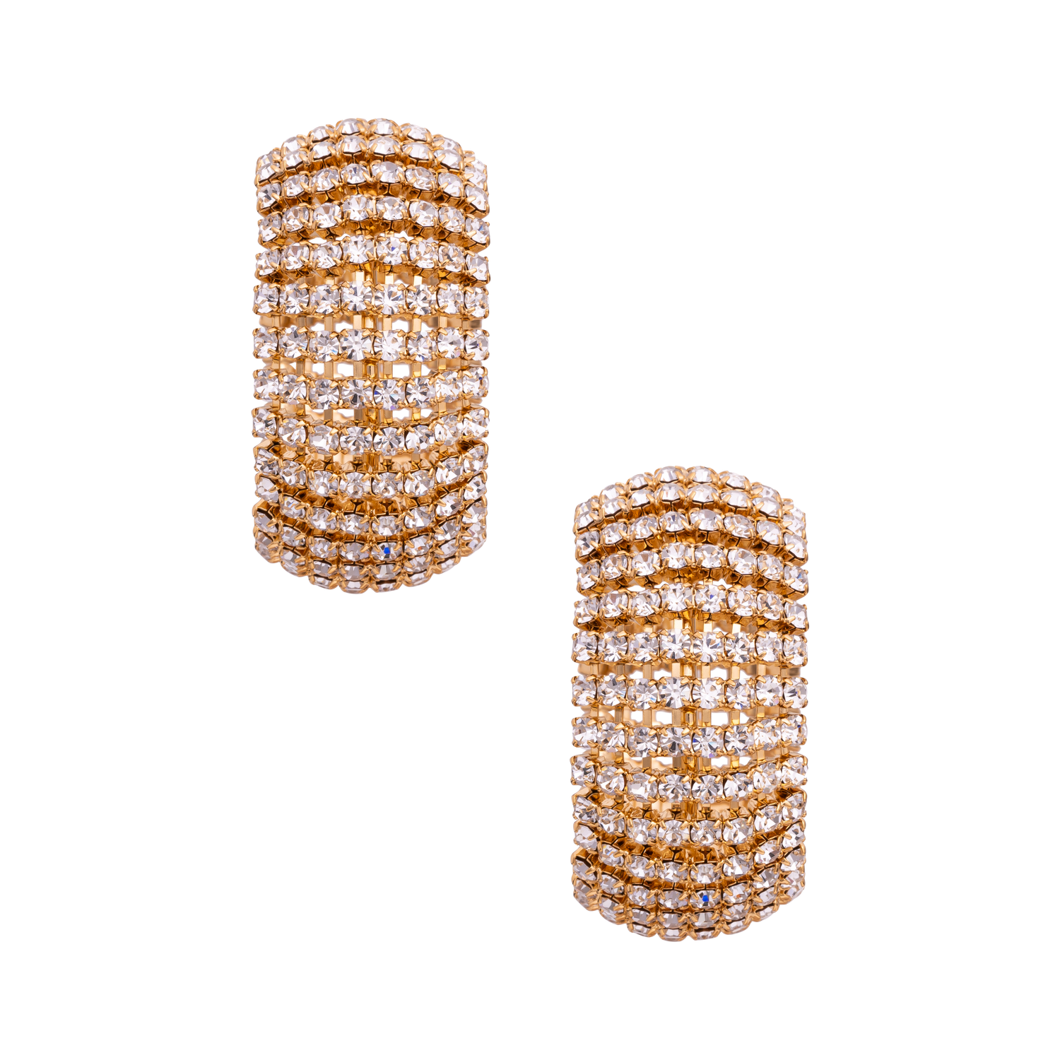 Orecchini Con Strass Charleston M