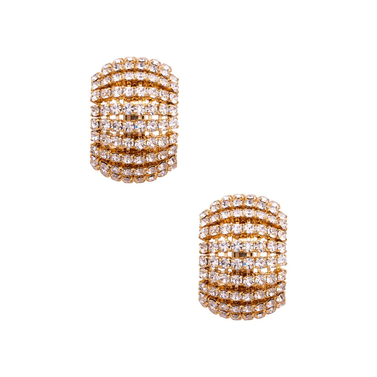 Orecchini Con Strass Charleston S
