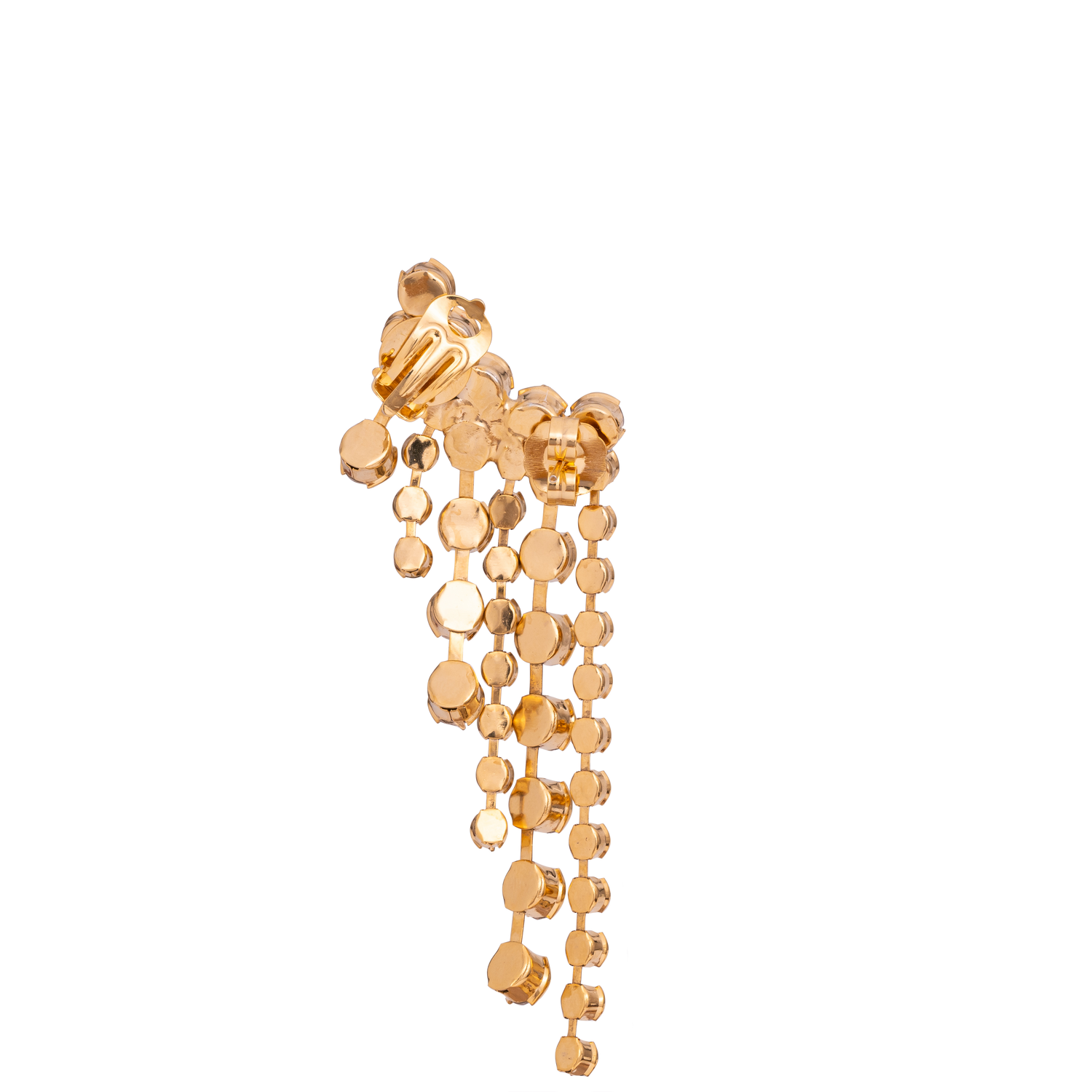 Orecchini In Strass Tondo Les Ailes