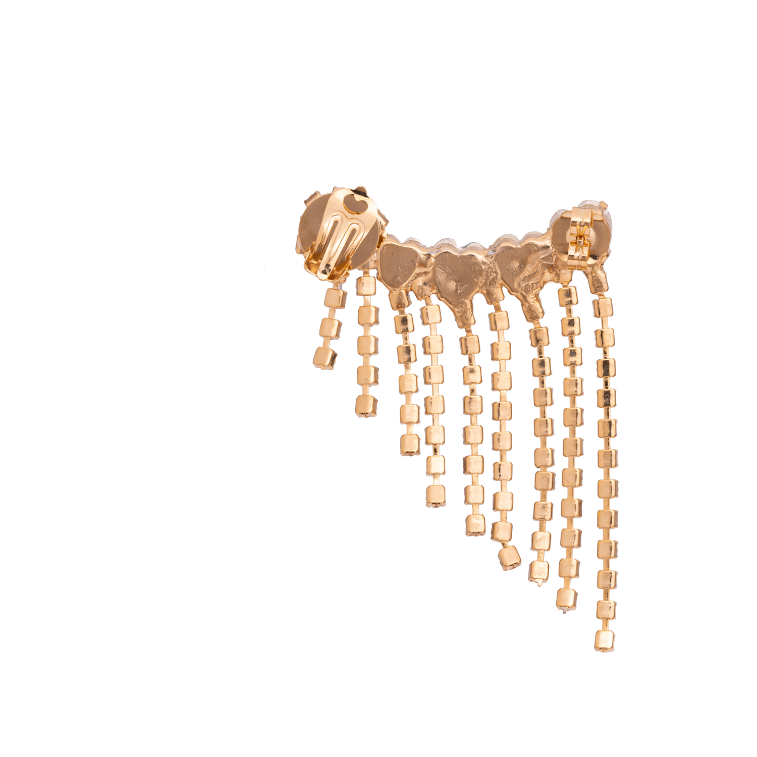 Orecchini In Strass Con Pietre Cuori L'Amour