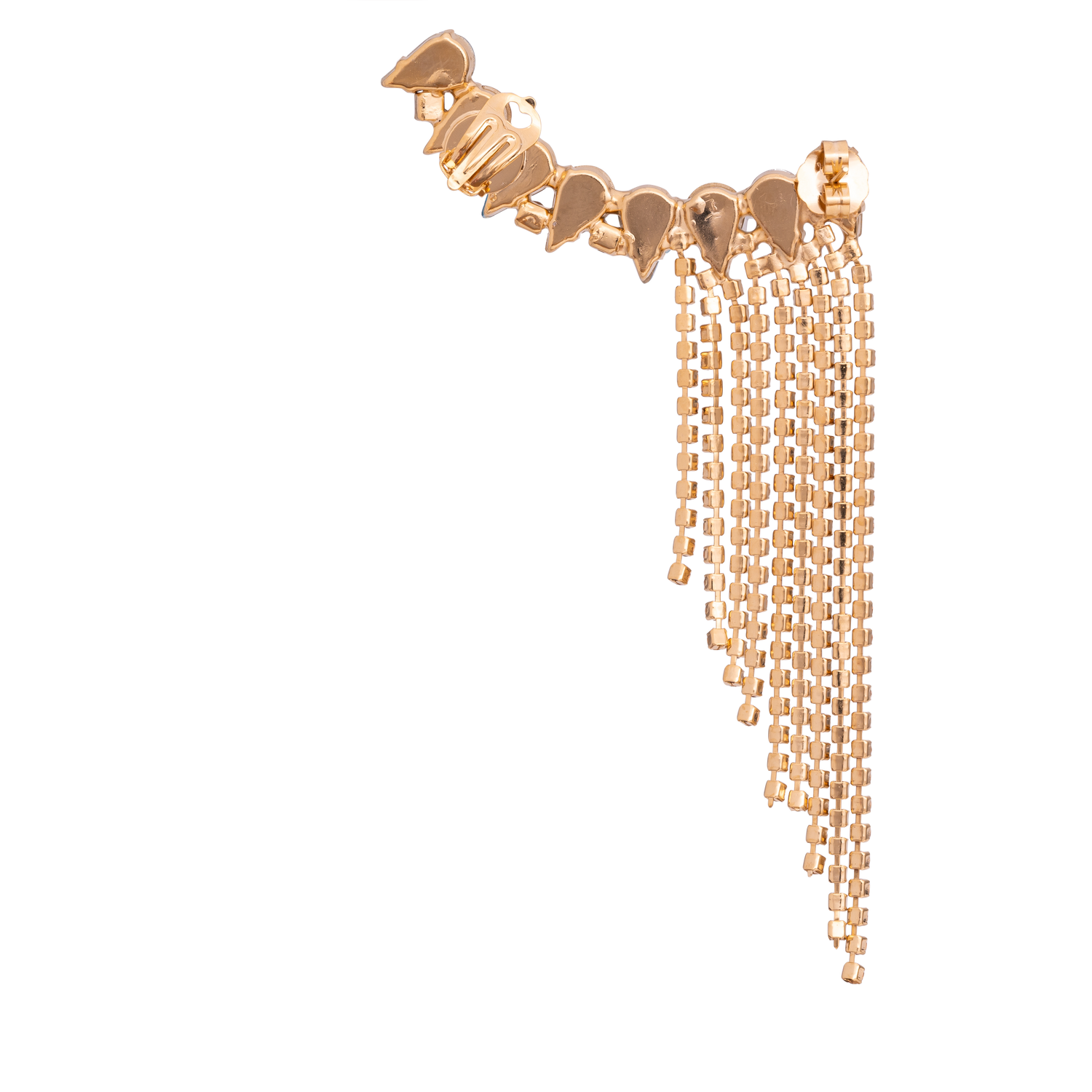 Orecchini In Strass Con Gocce 13x7 Grotte Bleue