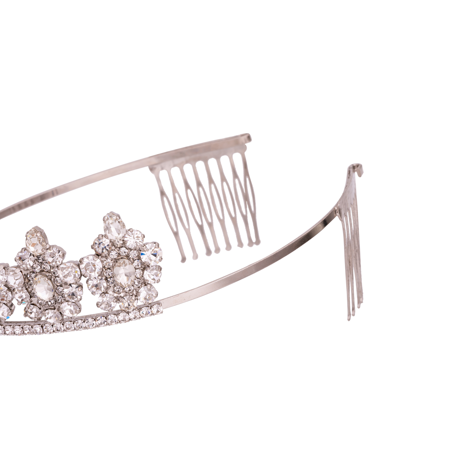 Diadema In Strass Con Pietre, Ovale E Gocce Paris