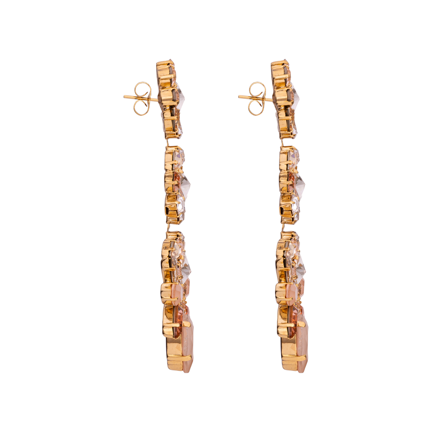 Orecchini Con Pietre Gocce Navette E Rivoli Shakira