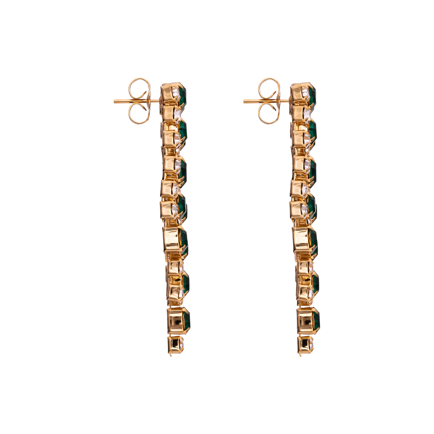 Orecchini In Catena Strass Ayda