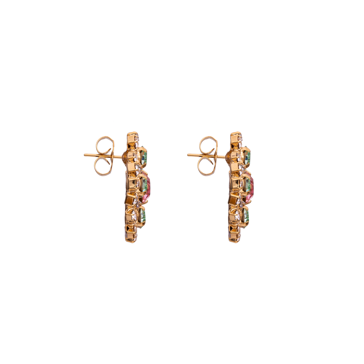 Orecchini In Strass E Pietre Vivienne