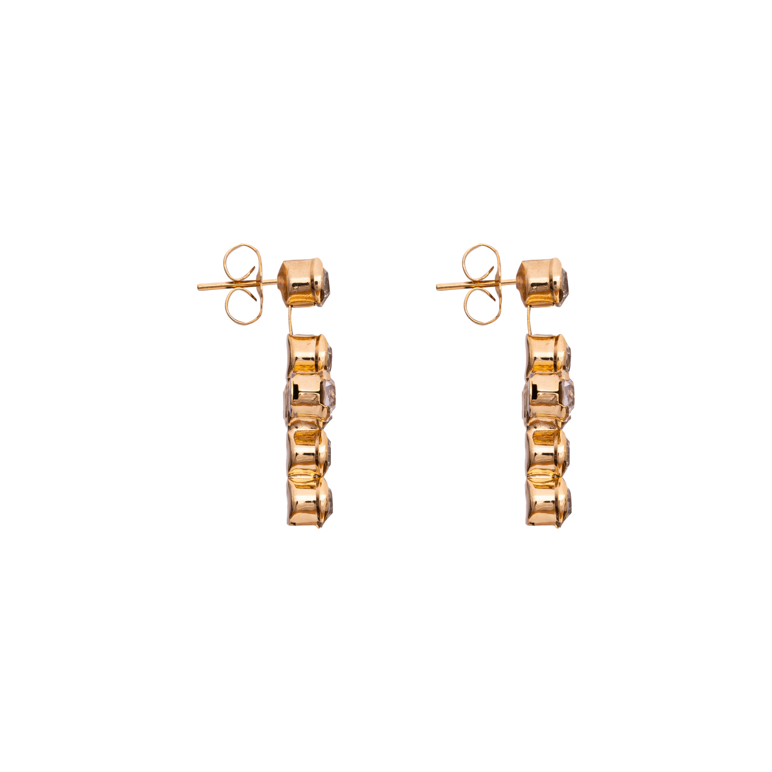Orecchini In Catena Strass SS29 Milacolato