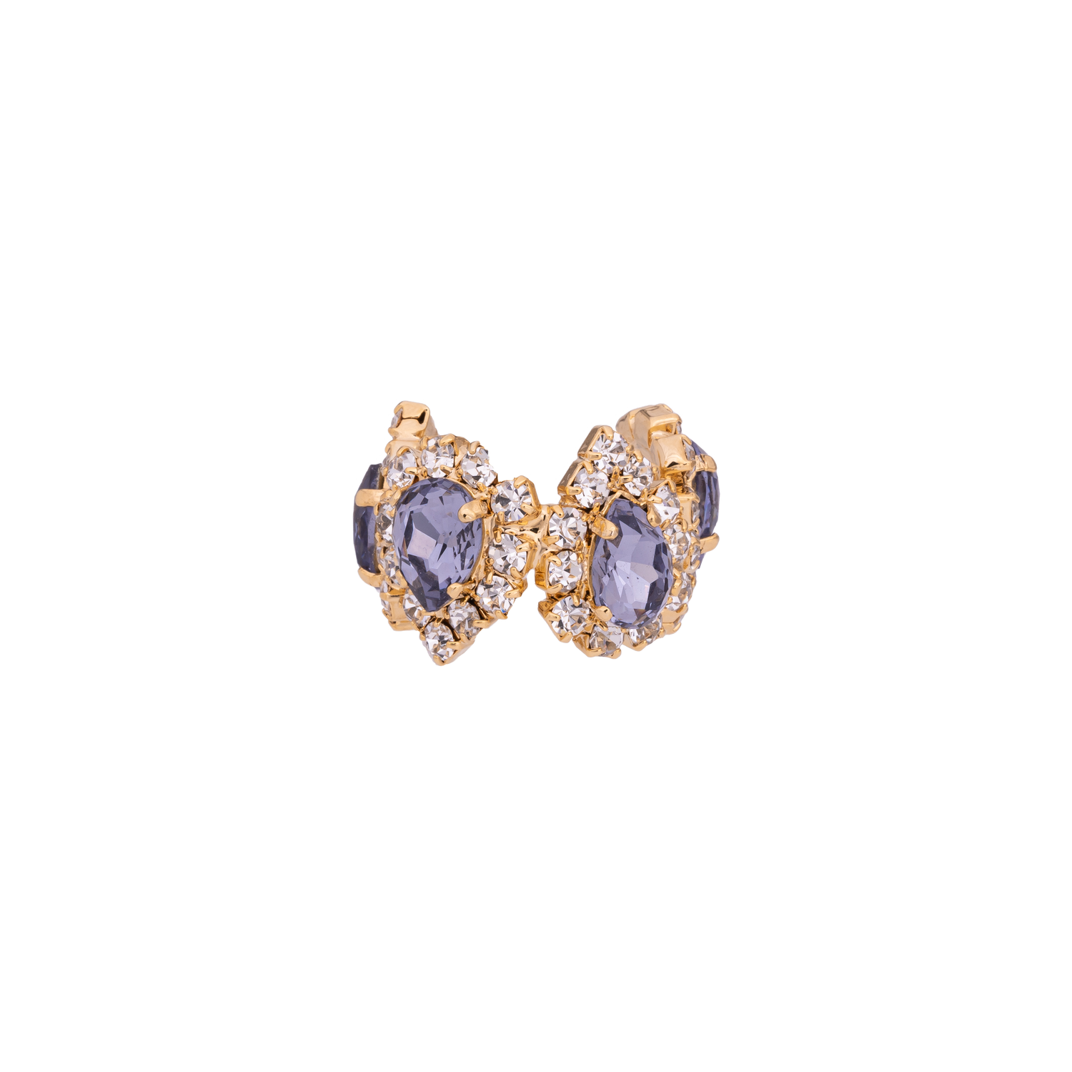 Earcuf In Strass E Pietre Gocce Cassandra