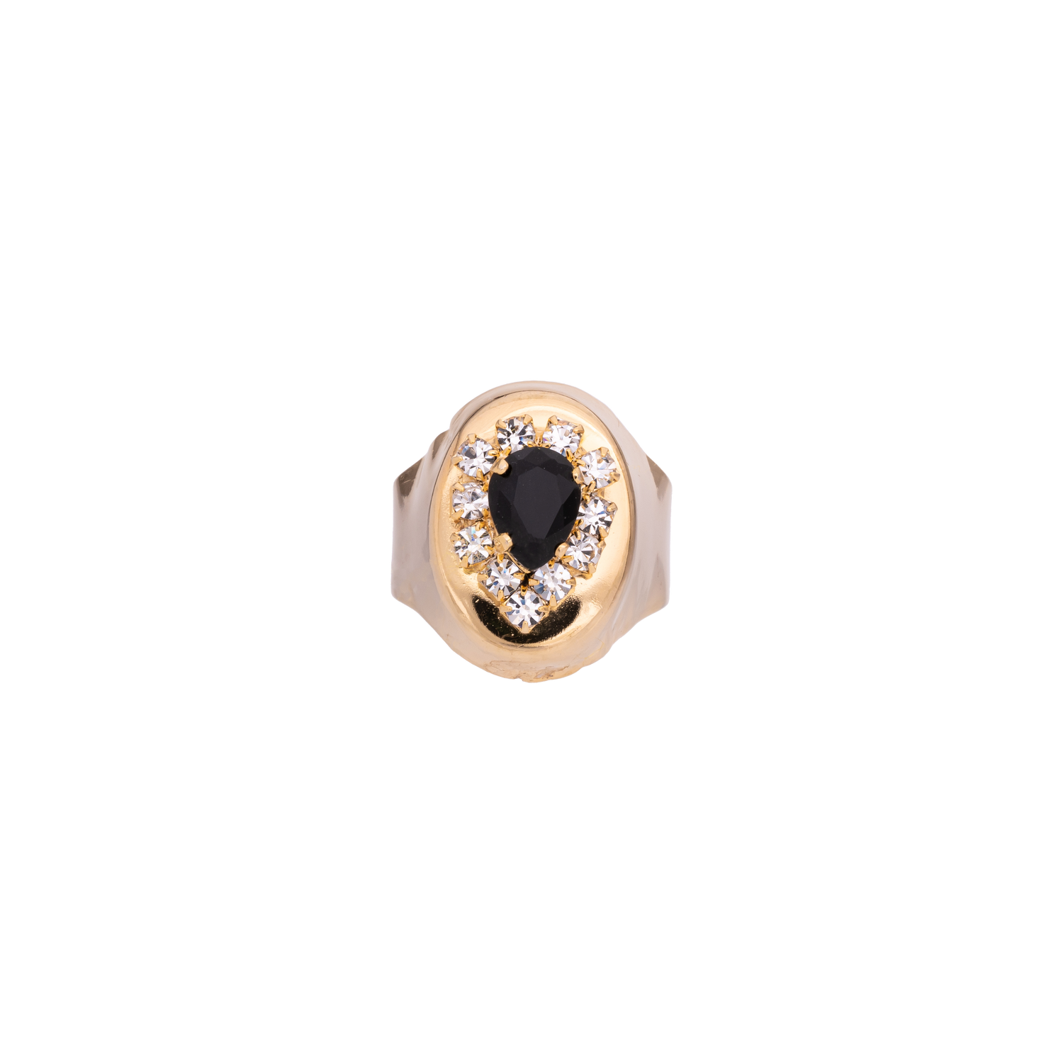 Anello In Strass E Goccia Charlotte S