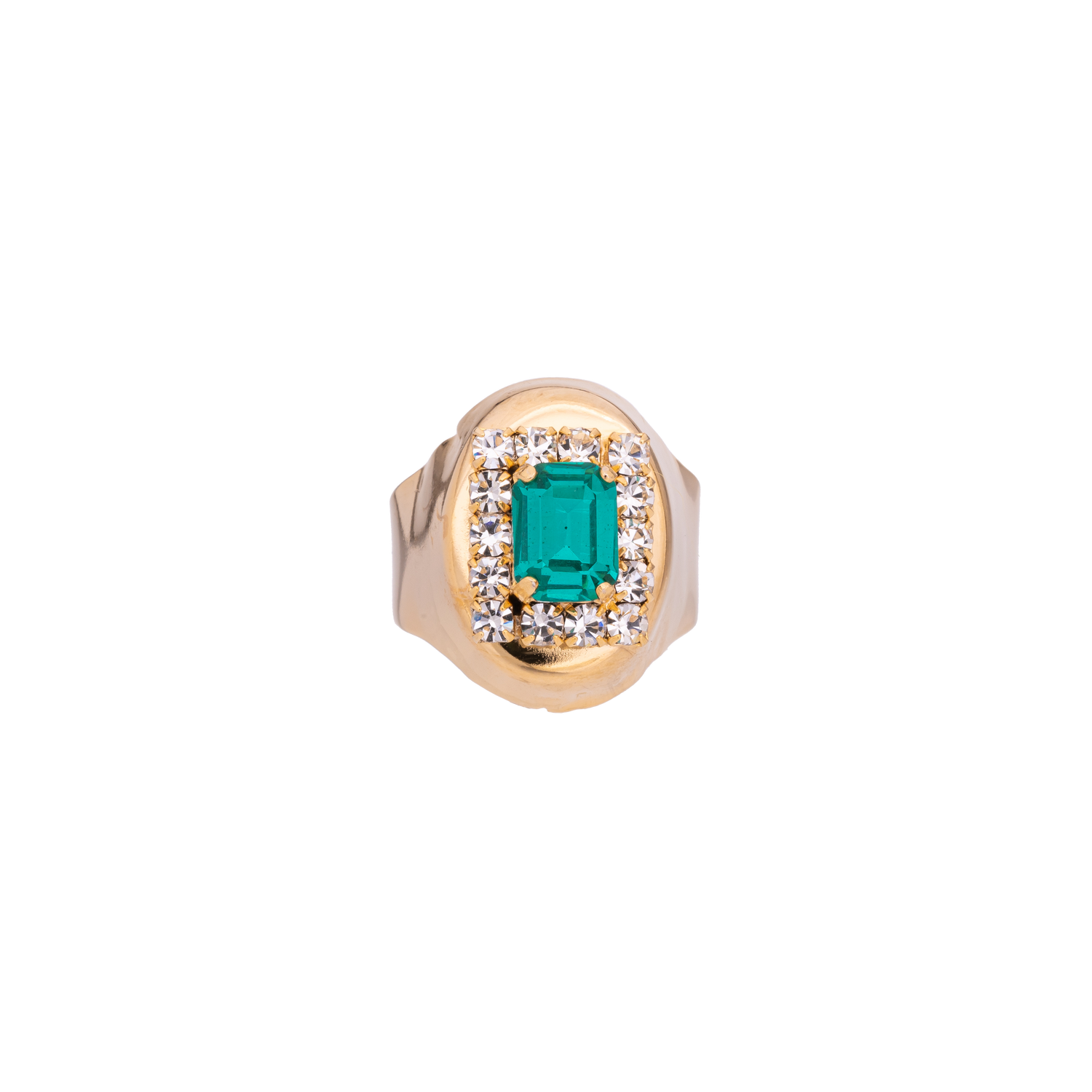 Anello In Strass E Ottagonale Becky S