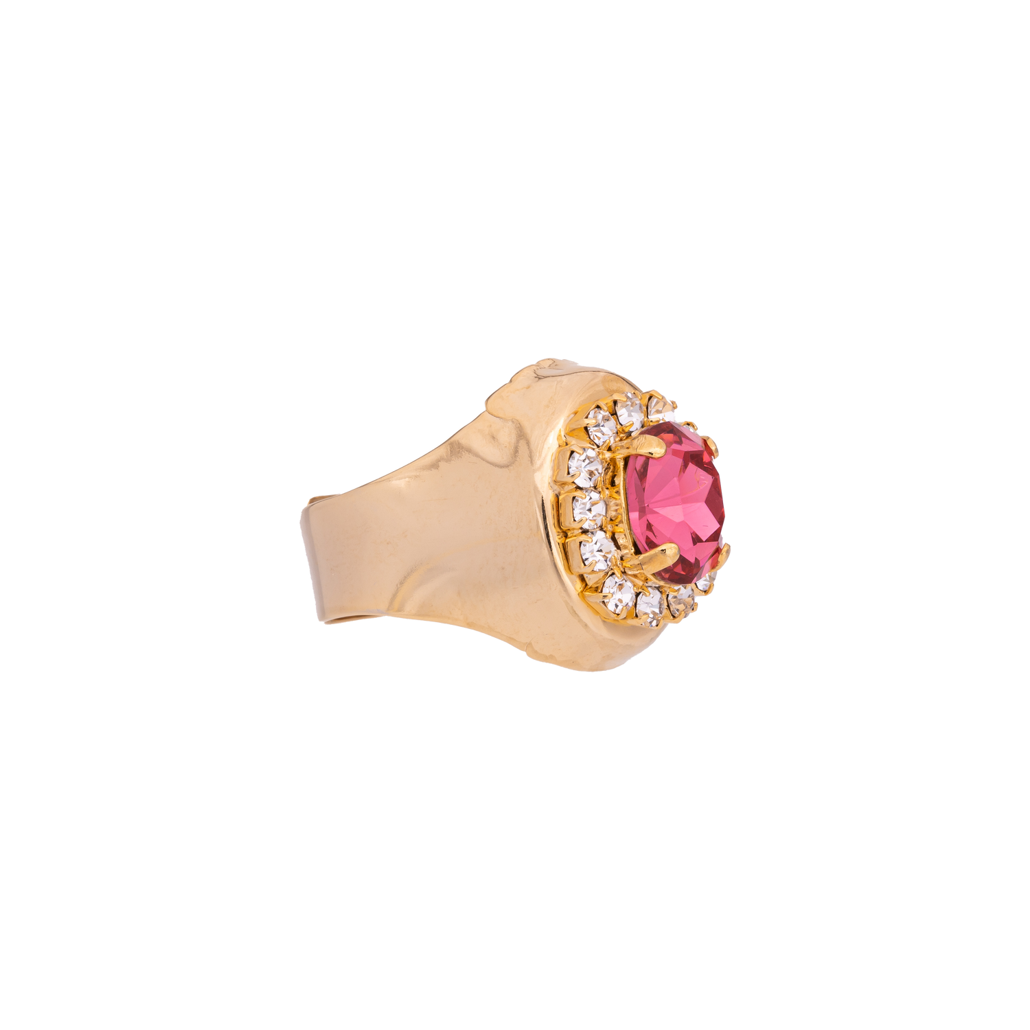Anello In Strass E Ovale Alma M