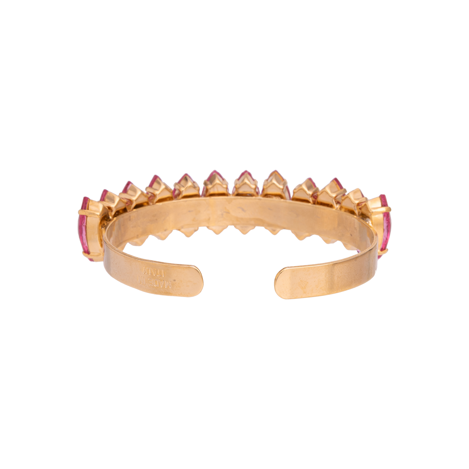 Bracciale Con Base Metallica E Pietre Navette Morgana