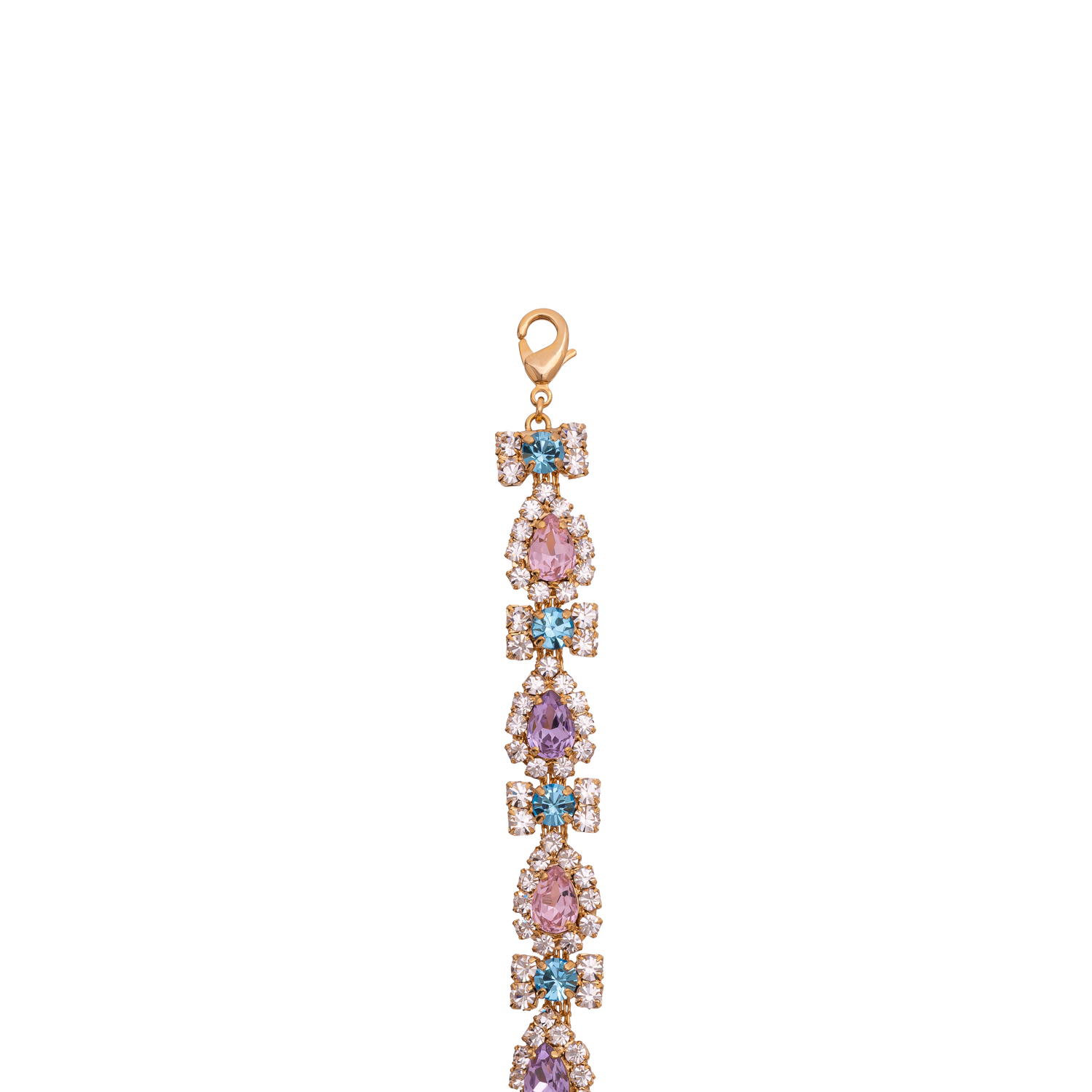 Bracciale In Catena Strass, Pietre E Goccia Chloe