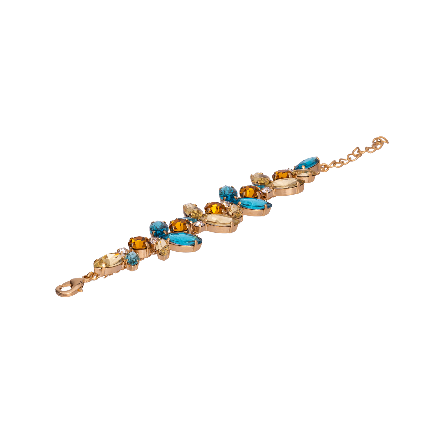 Bracciale In Strass E Navette Capri