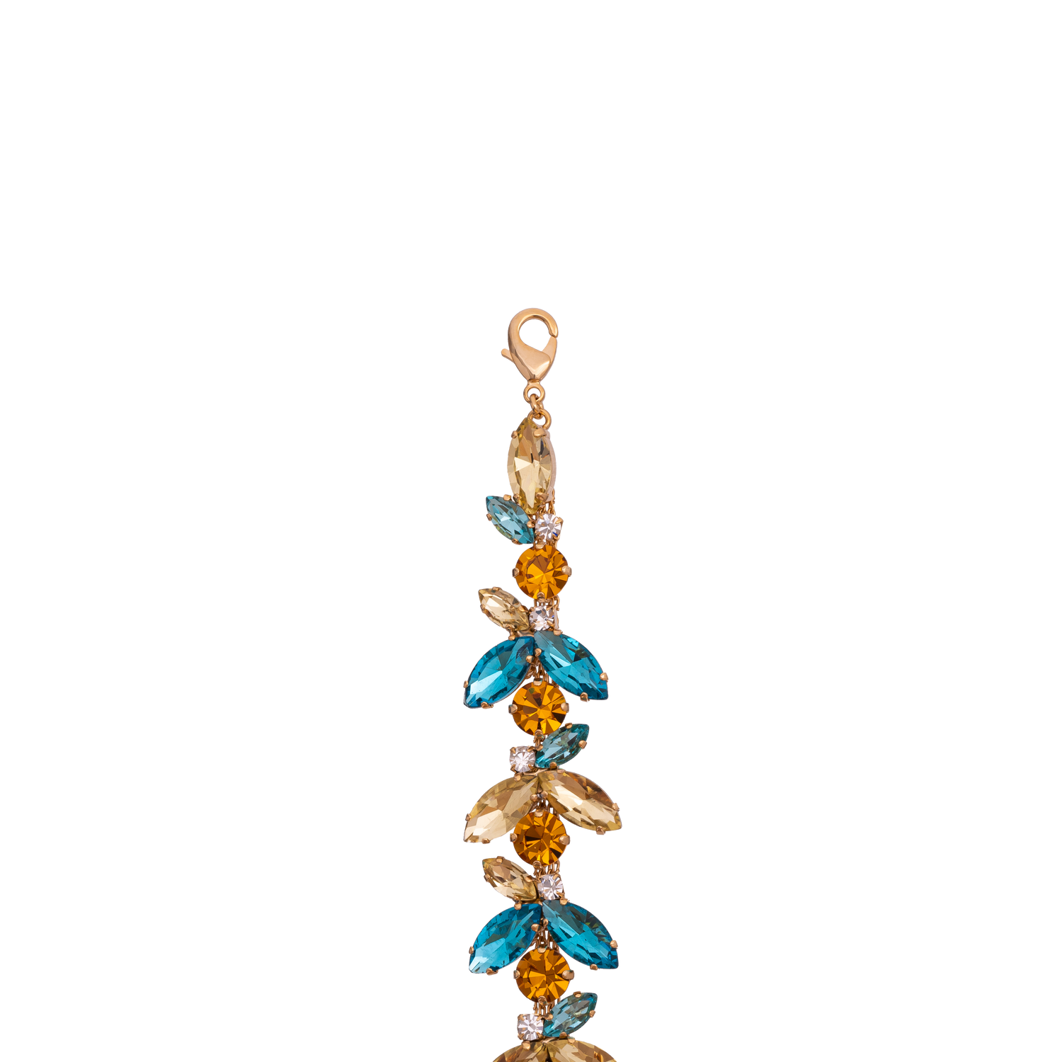 Bracciale In Strass E Navette Capri