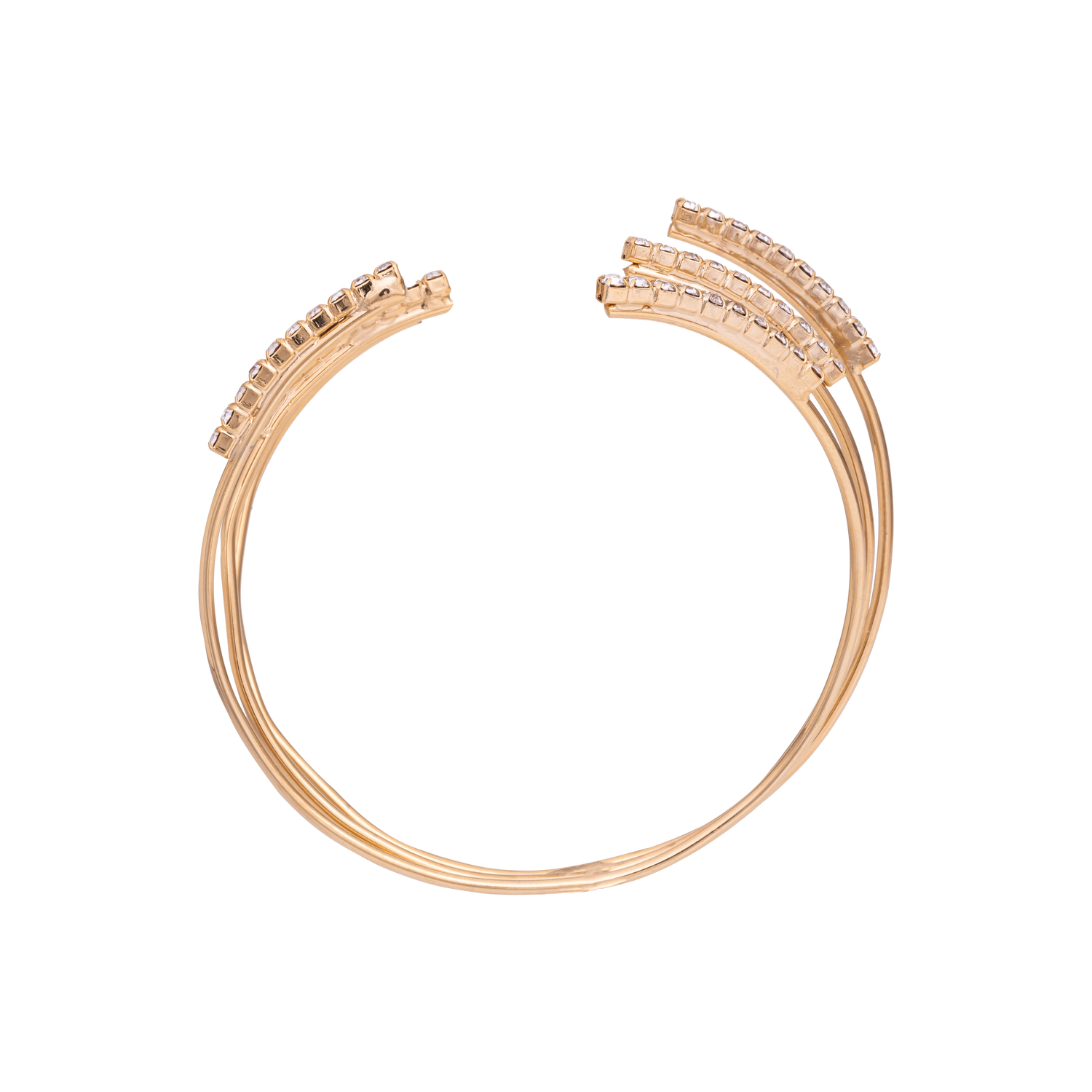 Bracciale In Strass E Base Rigida Sissy