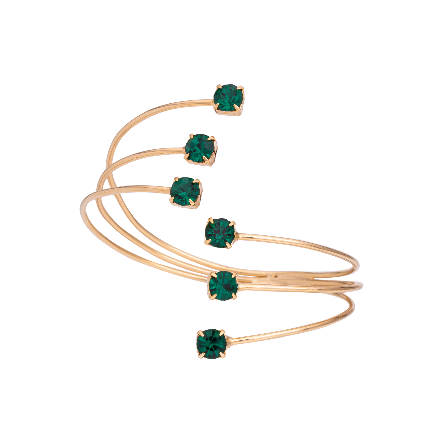 Bracciale In Strass E Base Rigida Blair