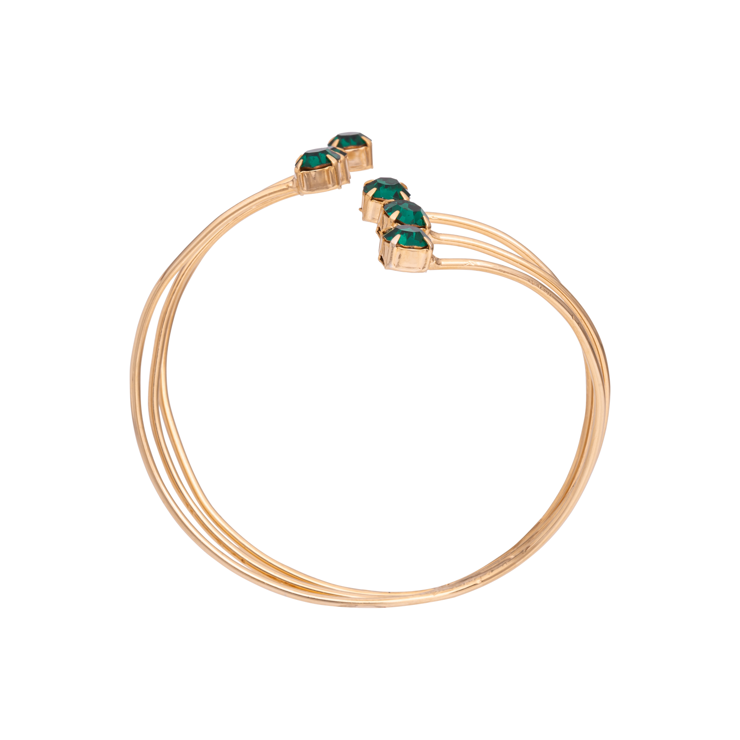 Bracciale In Strass E Base Rigida Blair