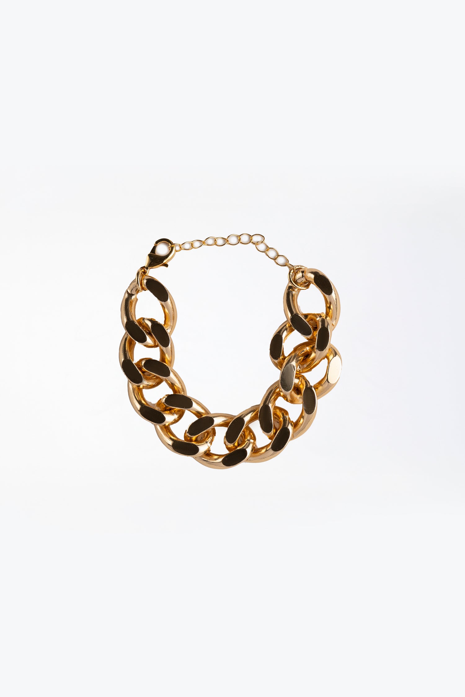 Bracciale Catena Dorata Maxi Maglie