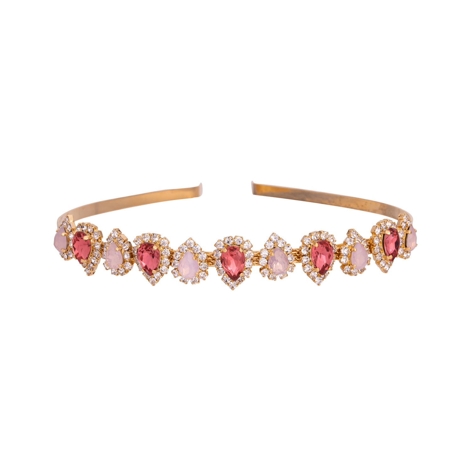Fermacapelli Luce Strass In Pietre Gocce ST311 E ST309 E Strass PP18 In Ottone Anallergico