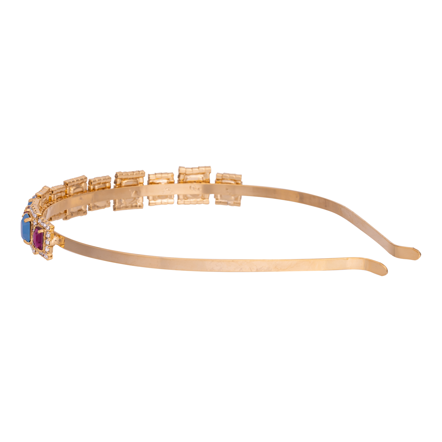 User Fermacapelli Ilaria Strass In Pietre Ottagonali ST609 , ST608 E Strass PP18 In Ottone Anallergico