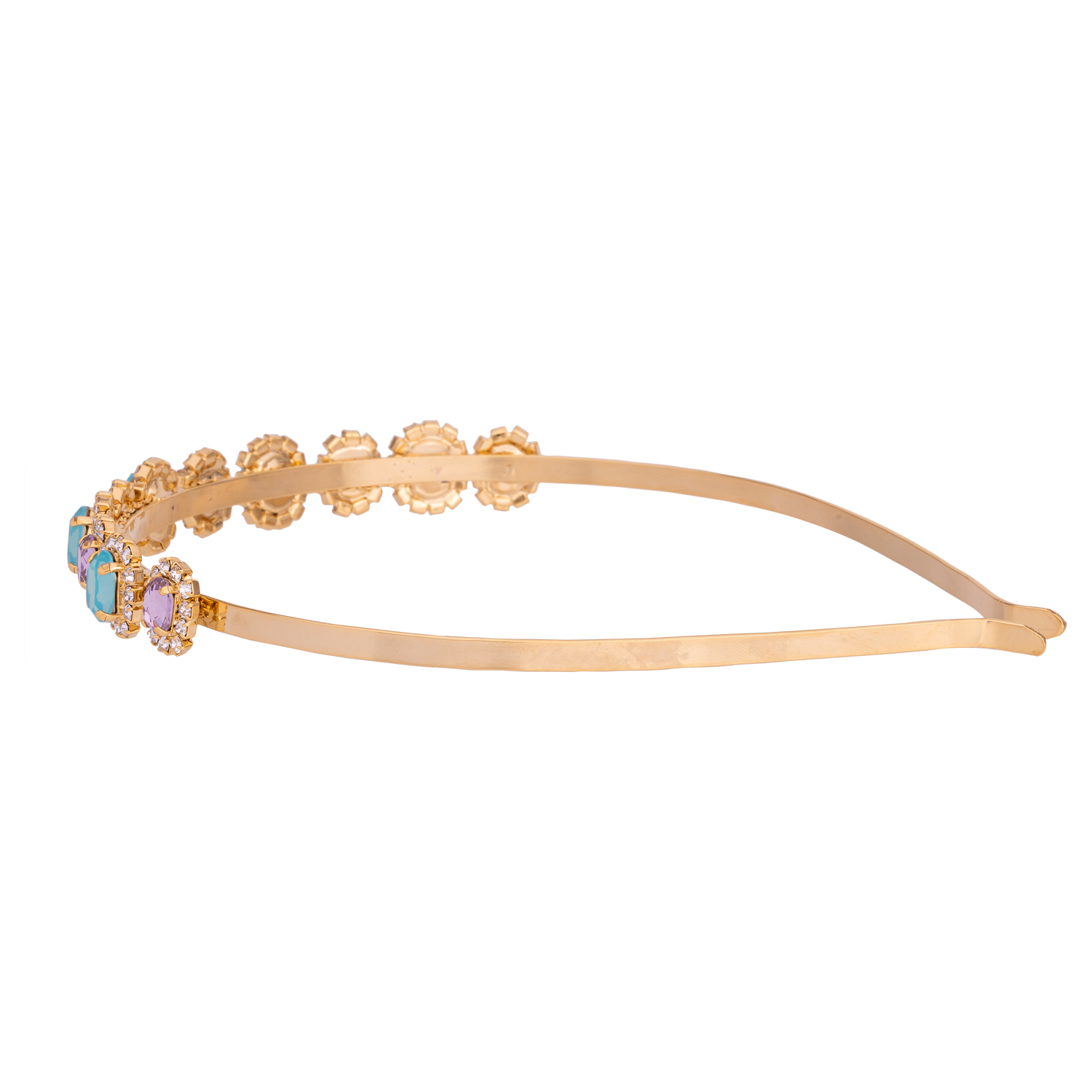 Fermacapelli Susy Strass In Pietre Ovali ST108 , ST110 E Strass PP18 In Ottone Anallergico