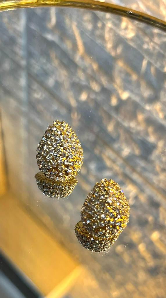 Orecchini Goccia Piccola "AMBRA" - Eleganza Raffinata in Strass e Ottone Antiallergico
