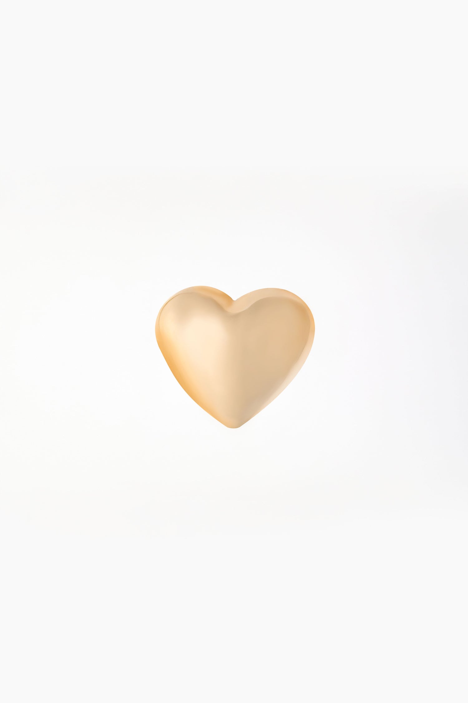 Anello Cuore Dorato In Ottone Anallergico Mélis