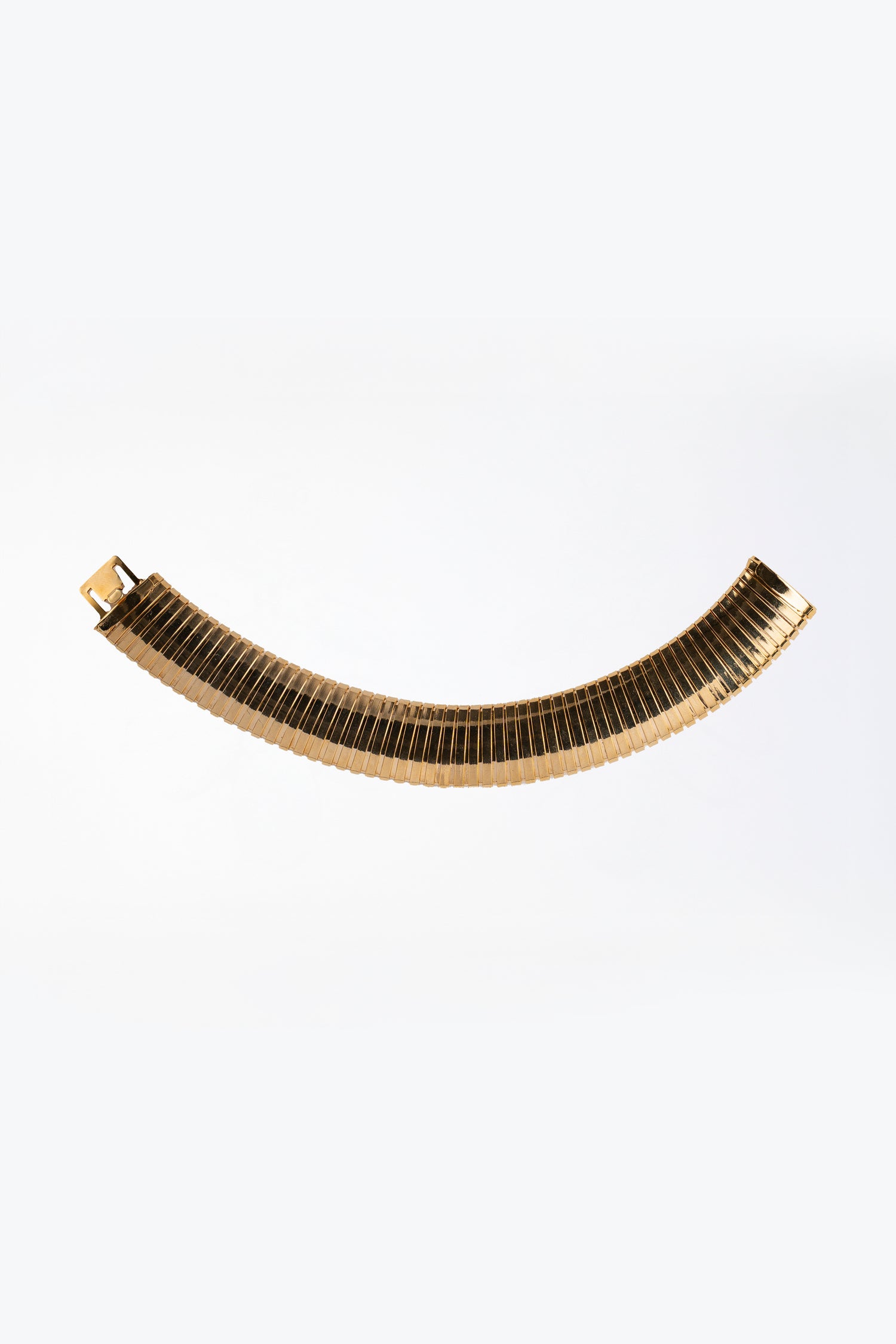 Bracciale Dorata Effetto Snake Big
