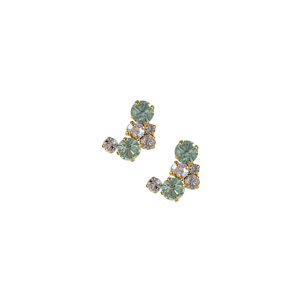 Orecchini lobo Mini Shiny pietre miste