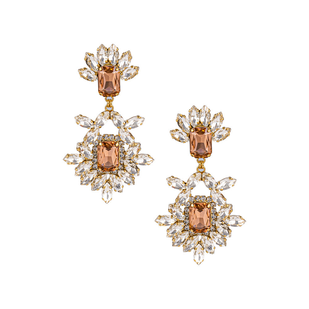 Orecchini Princess con pietre