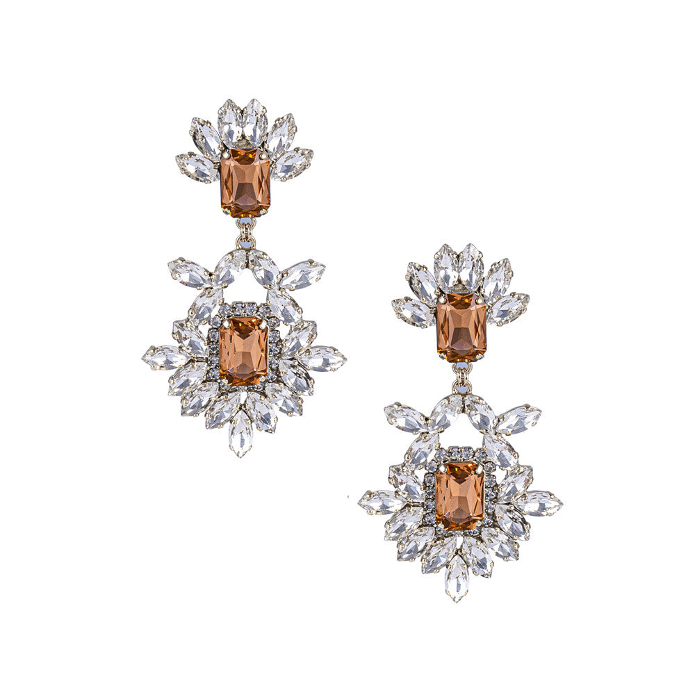 Orecchini Princess con pietre