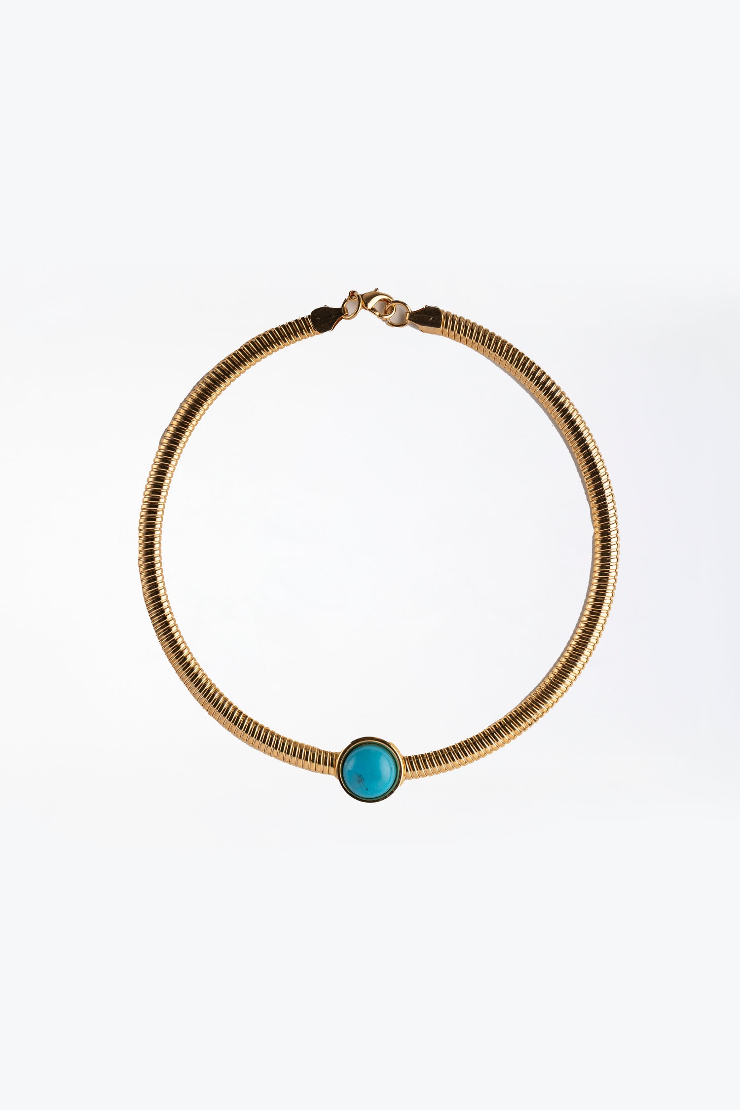Collana Sogno di Laguna Tubogas Mini con Rivolo Cabochon