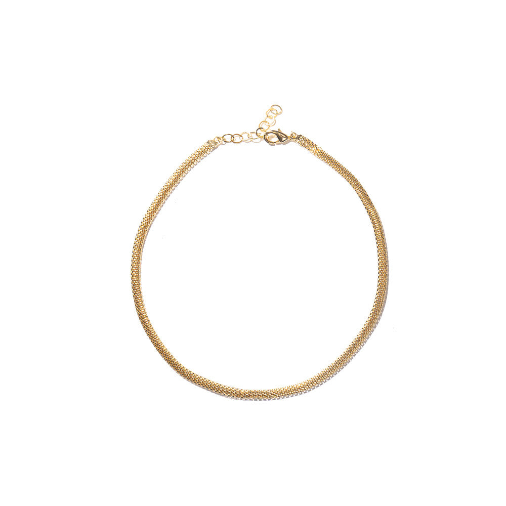 Collana traforata ottone