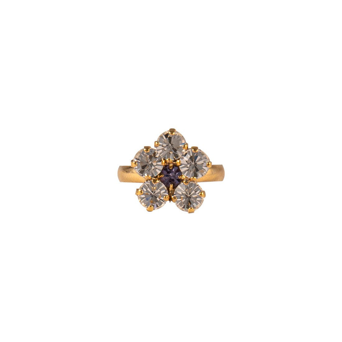 Anello fiore di ciliegio pietre